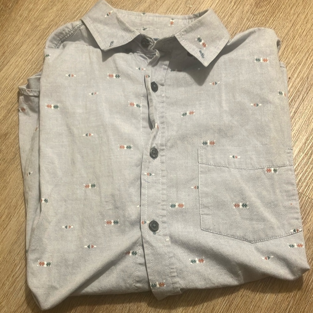 Sovereign Code Light Blue Casual Button Down Shirt